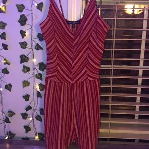 A red striped romper perfect for summer!